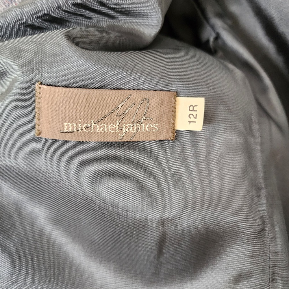 Michael James Boys Grey Double Breasted Suit Set Size 12R Vintage Made in USA - Picture 8 of 15